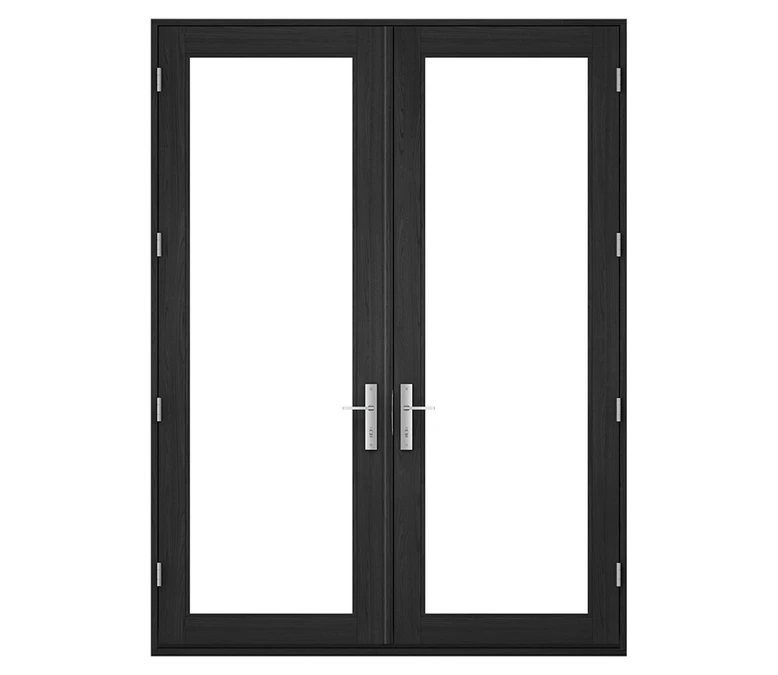 Pella Reserve Contemporary Wood Hinged Patio Door in Monroe